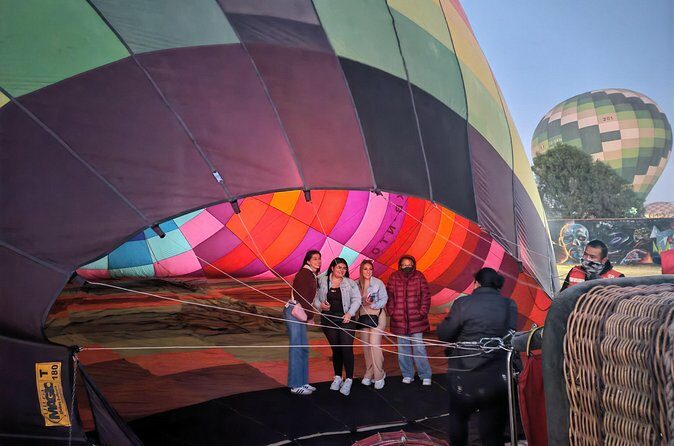 Hot Air Balloon Flight + PickupCDMX + Breakfast Included + Pyramids - The Pyramids of Teotihuacan