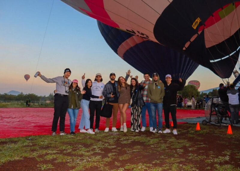 Hot Air Balloon Over Teotihuacán Valley - Meeting Point