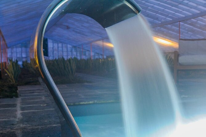 Hot Water Pool Bath Inside Pineapple Plantation & Dinner - Greenhouse Hot Tub Experience