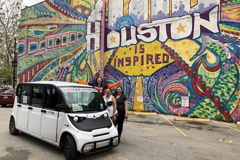 Houston: Mural Tour by Electric Cart - Vehicle and Guide