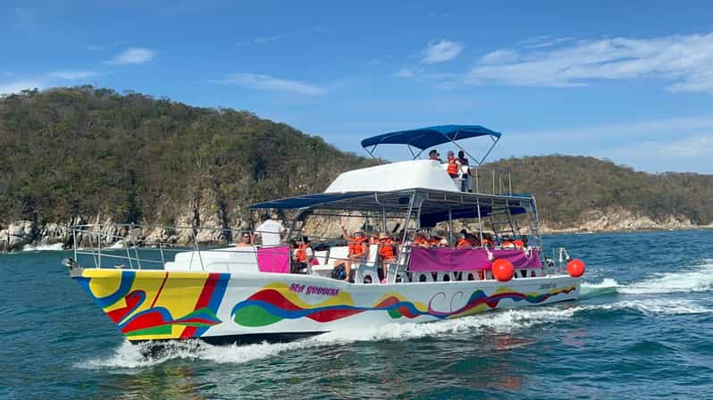 Huatulco: Premium Boat Tour With Snorkel Experience. - Itinerary