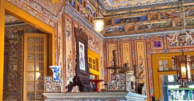 Hue Citadel Exploring With Royal Lunch Private Tour - Khai Dinh Tombs Architectural Blend