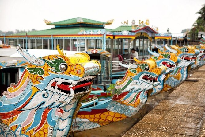 Hue Dragon Boat Tour: Hon Chen Palace, Royal Tombs, Pagoda - Sum Up