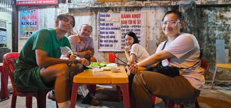 Hue Evening Foodie Cyclo Tour & Folk Music on Perfume River - Pickup and Hue Specialties