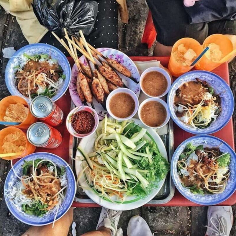 Hue: Food Walking Tour With Hotel Pickup and Local Guide - Food and Drink