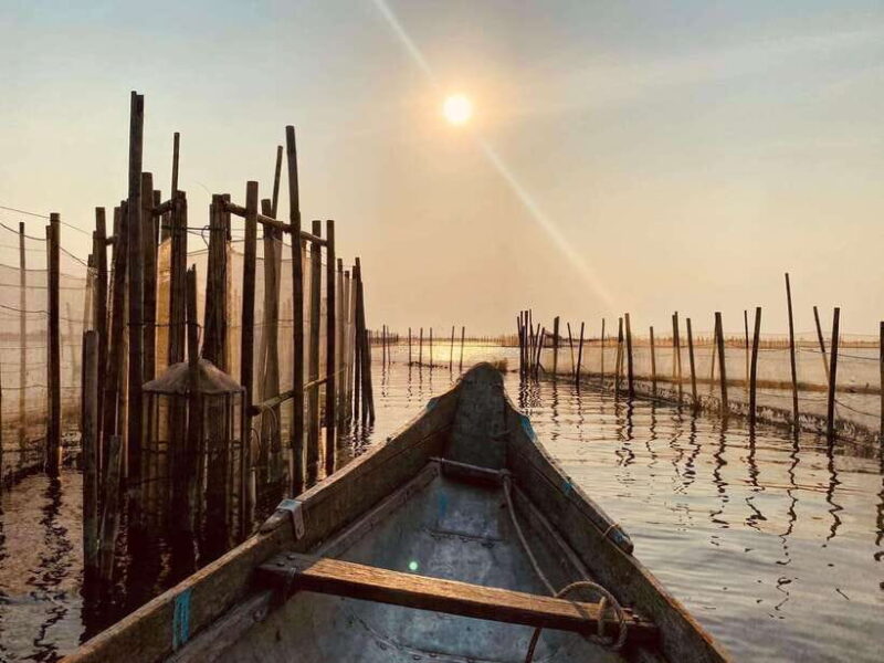 Hue: Sunset at Tam Giang Lagoon - Connecting With President Ho Chi Minhs Childhood Roots