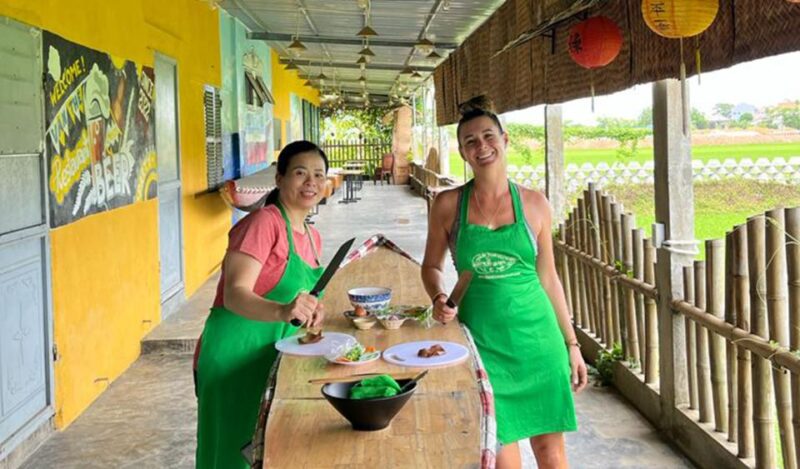 Hue: Thanh Toan Bridge Motorbike Tour With Cooking Class - Itinerary