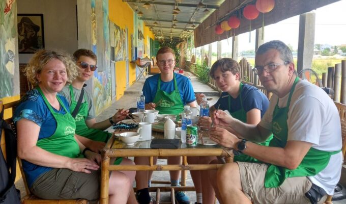 Hue: Thanh Toan Bridge Motorbike Tour With Cooking Class - Returning to the Hotel