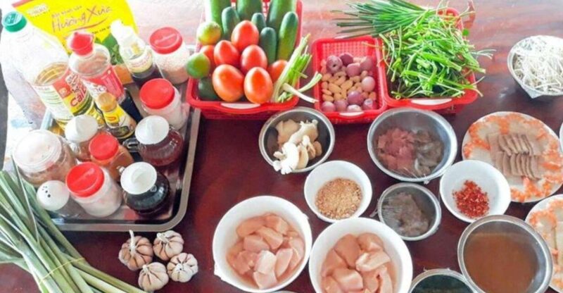 Hue: Traditional Cooking Class W Local Family & Market Trip - Cooking Class Menu