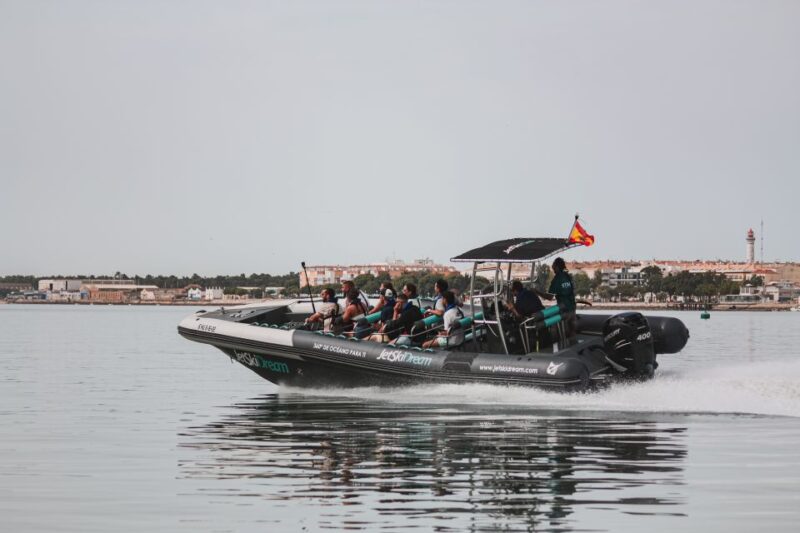 Huelva: Costa De La Luz Sunset Tour in Speedboat - Departure and Language