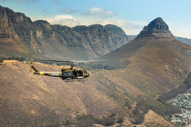 Huey Army Helicopter Adventure Flight in Cape Town - Meeting and Pickup