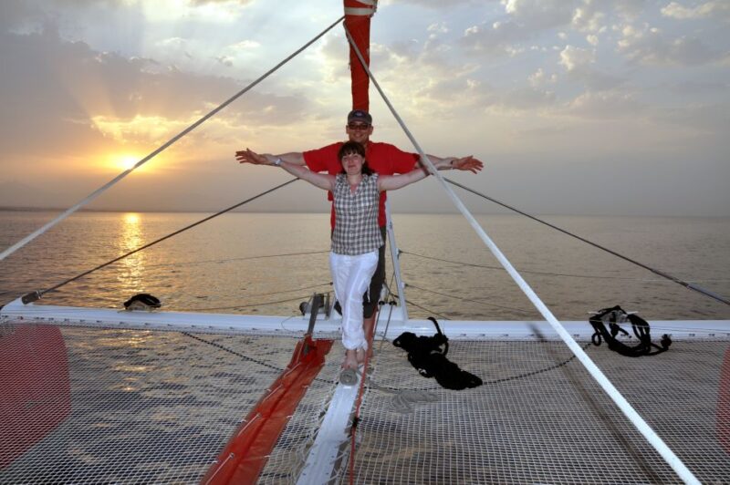 Hurghada: Catamaran Sailing Cruise With Snorkeling and Lunch - Key Points