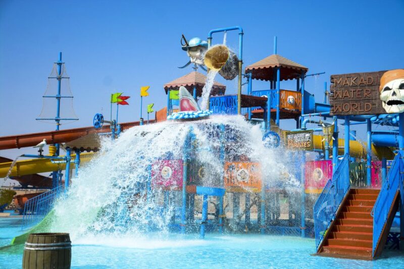 Hurghada: Makadi Water World Ticket With Private Transfer - Key Points