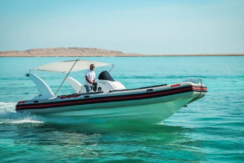 Hurghada: Orange Bay & Magawish Island Speedboat With Lunch - Lunch at Magawish Island