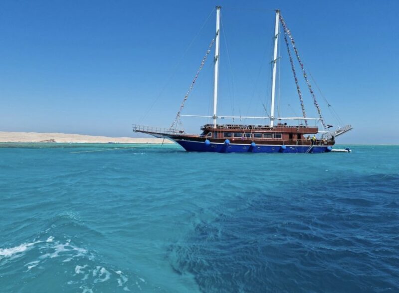 Hurghada: Pirates Sailing Boat to Orange Bay With Transfers - Onboard Experience