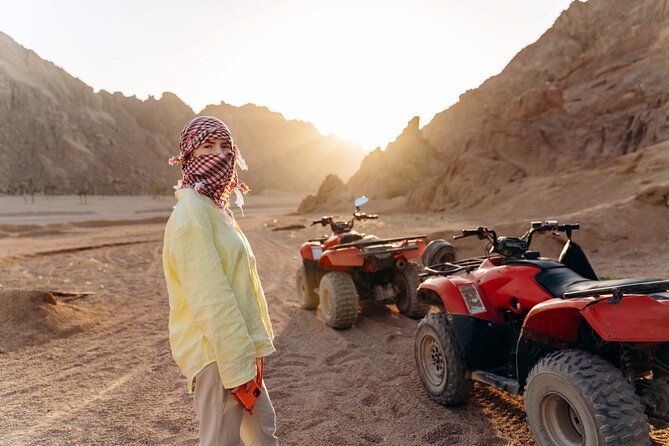 Hurghada: Quad, Jeep, Camel and Buggy Safari With BBQ Dinner - Hotel Transfers and Tour Guide