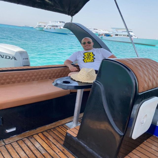Hurghada: Submarine & Speedboat to Orange Bay Island With Lunch - Snorkeling Stops