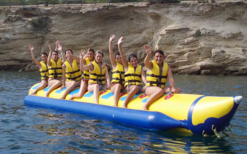 Ibiza: Banana Boat. Pure Adrenaline - Breathtaking Scenery