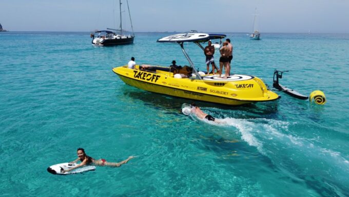 Ibiza: Beach and Cave Boat Tour With Luxury Water Toys - Frequently Asked Questions