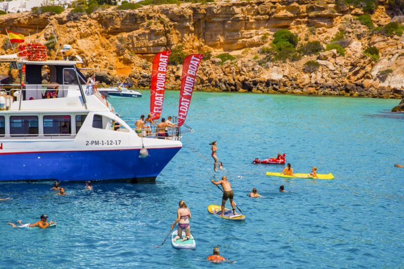 Ibiza: Beach Hopping Cruise W/ Paddleboard, Food, & Drinks - Activities on the Cruise