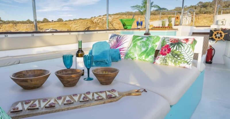Ibiza by Sea: Coves, Caves, Water Sports & Open Bar - Key Points