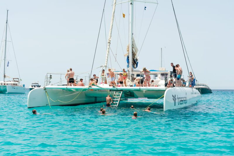 Ibiza: Catamaran Cruise to Formentera With Meal and Drinks - Destinations and Stops
