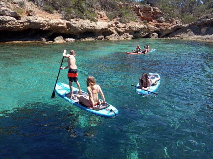 Ibiza: Cave and Beach Hopping Private Boat Tour - Snorkeling and Paddleboarding Gear