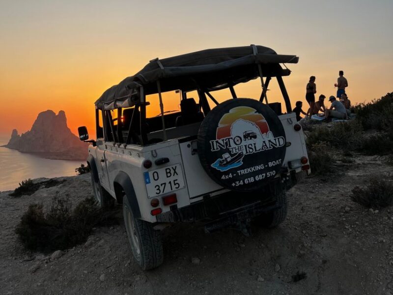 Ibiza: Combo Boat Trip, 4x4 Safari and Es Vedra Sunset Hike - Duration and Group Size
