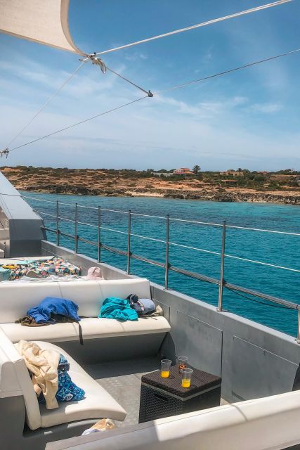 Ibiza: Crystal Waters Formentera, Open Bar and Buffet Lunch - Cala Saona Snorkeling Adventure