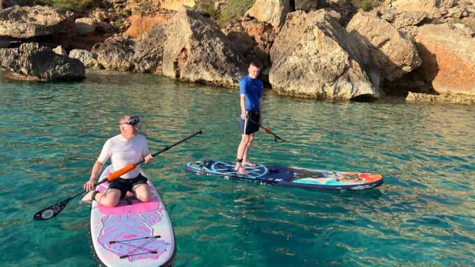 Ibiza: Private Boat Trip With Paddle Surfing and Snorkelling - Vessel and Route Details