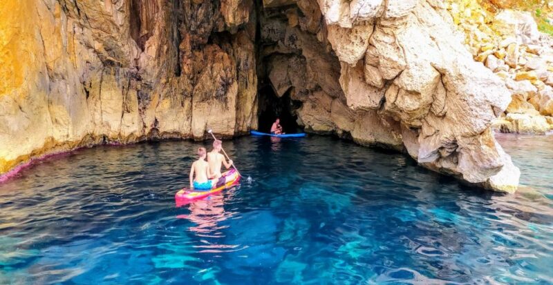 Ibiza: Snorkeling and SUP Paddle, Beach and Cave Boat Tour - Explore the Ibizan Coastline