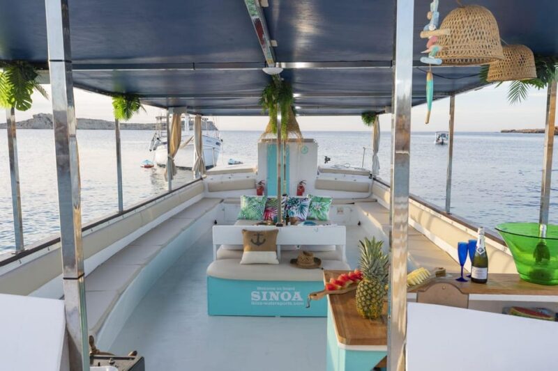Ibiza: Sunset Boat Tour With Water Sports, Open Bar & Tapas - Water Activities