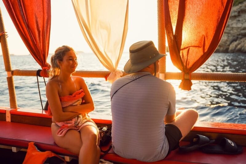 Ibiza: Sunset Boat Trip With Snorkeling, Kayaking, & Drinks - Itinerary & Experience