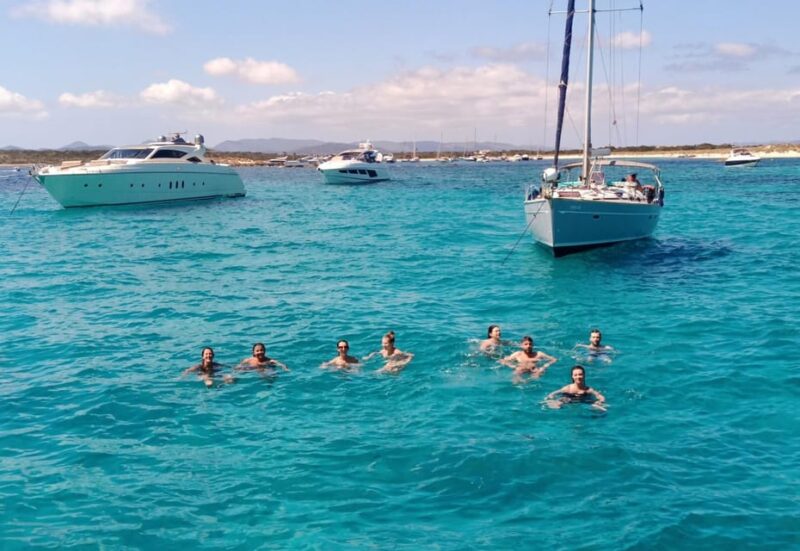 Ibiza to Formentera (Return); Day Charter on a Sailing Yacht - Inclusions in the Package