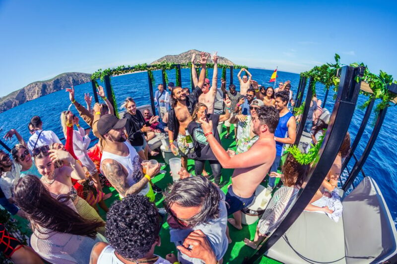 Ibiza: VIP Catamaran Party With Open Bar & Nightclub Tickets - Swimming and Dining Experience