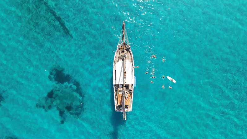 Ibiza Wooden Sail Boat Trip to Formentera - Included in the Experience
