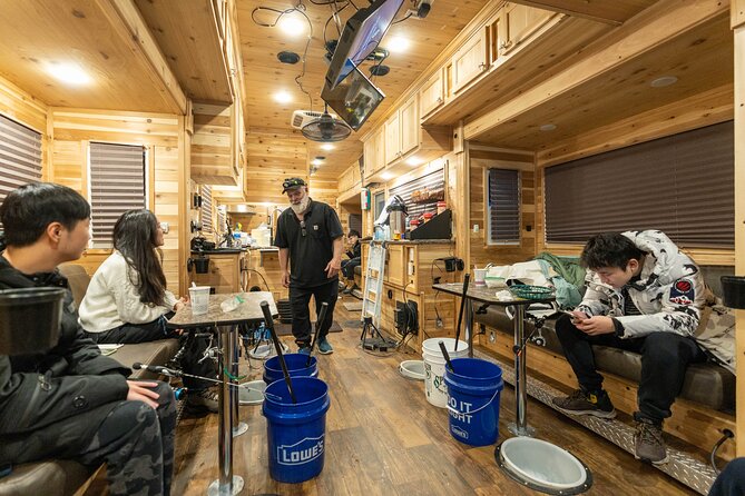 Ice Fishing Adventure in RV With Transportation - Key Points