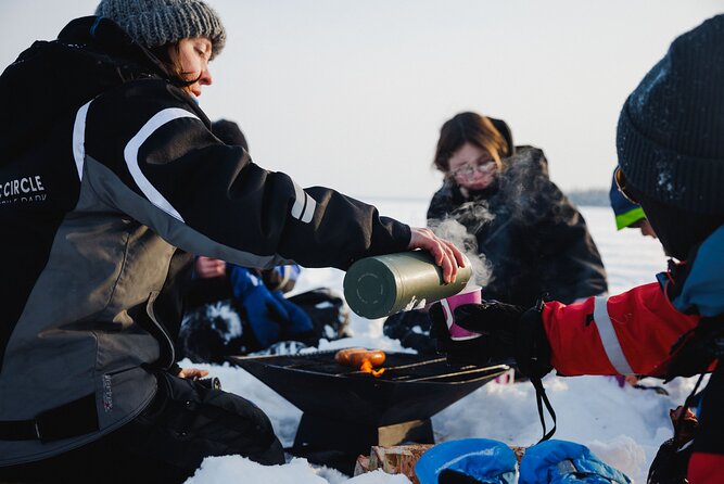 Ice Fishing and Snowmobile Safari Combo in Lapland - Childrens Participation
