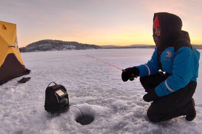 Ice Fishing Trip at Lake Inari - Traditional Fishing Techniques