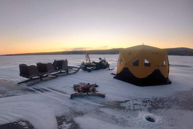 Ice Fishing Trip at Lake Inari - Getting There