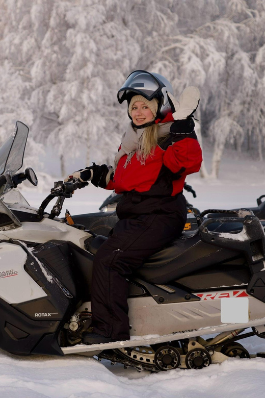 Ice Fishing With Snowmobiles - Language and Pickup