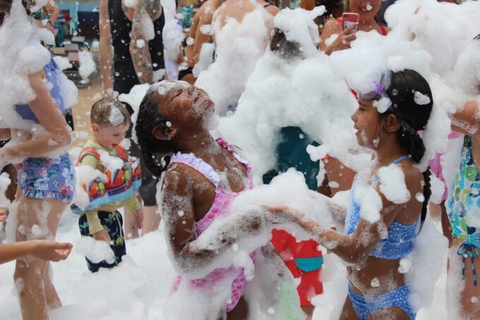 Icmeler Jeep Safari, Lunch, Water Fight, Colour & Foam Party - Natural Sand Wall and Return