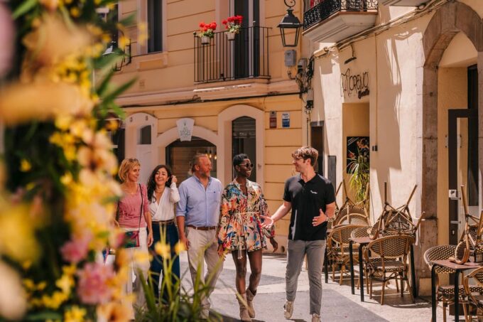Iconic Sitges: Sailing Trip, Walking Tour & Vineyard Visit - Guided Wine Tasting Experience
