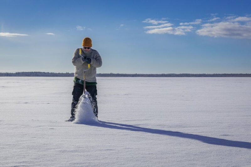 Ii: Fascinating Bait Fishing for Northern Pike on Sea Ice - Wildlife and Scenery