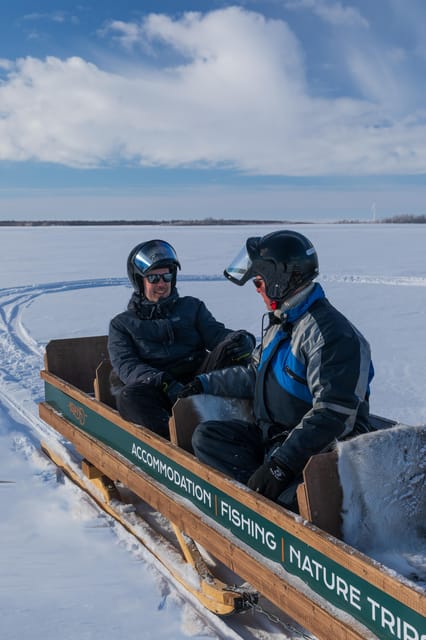 Ii: Frozen River and Sea From a Snowmobile Sleigh - Good To Know