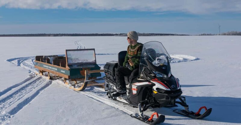 Ii: Frozen River and Sea From a Snowmobile Sleigh - Suitable for All Ages