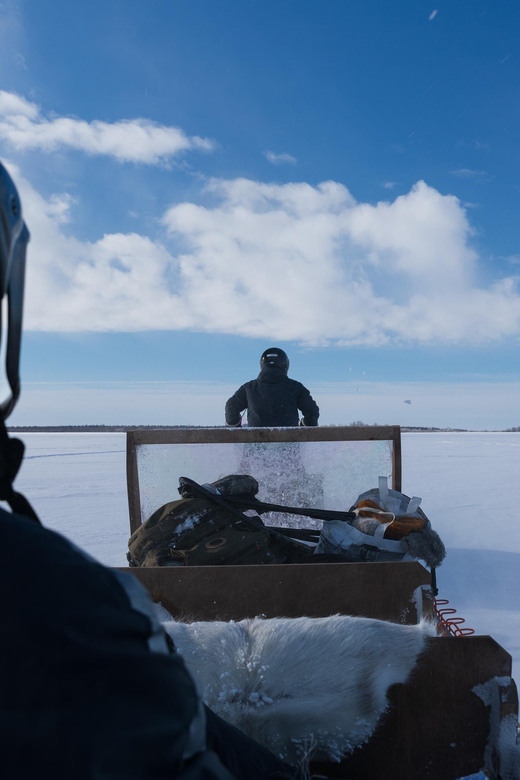Ii: Frozen River and Sea From a Snowmobile Sleigh - Private Group Excursions