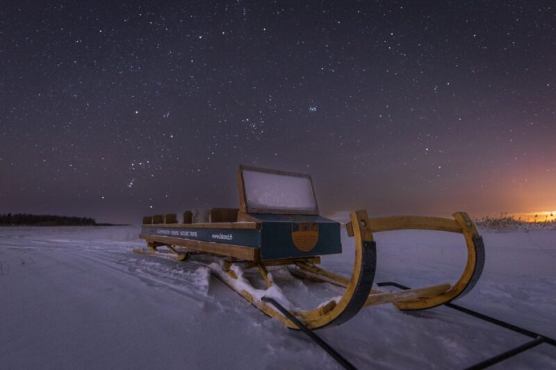 Ii: Snowmobile Sleigh Trip on Frozen Sea Under Starlit Sky - Availability and Pricing