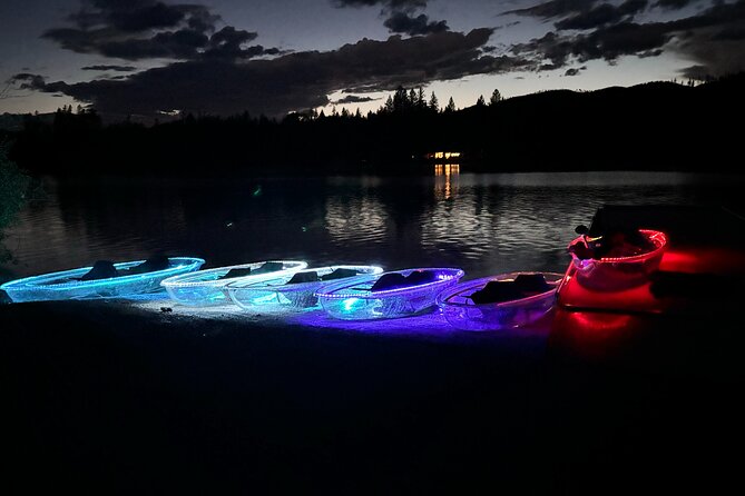 Illuminated Glass Kayak Sunset Tour Near Glacier Natl Park - Key Points