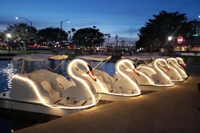Illuminated Swan Boat Night Ride on Rainbow Lagoon in Long Beach - The Practical Details